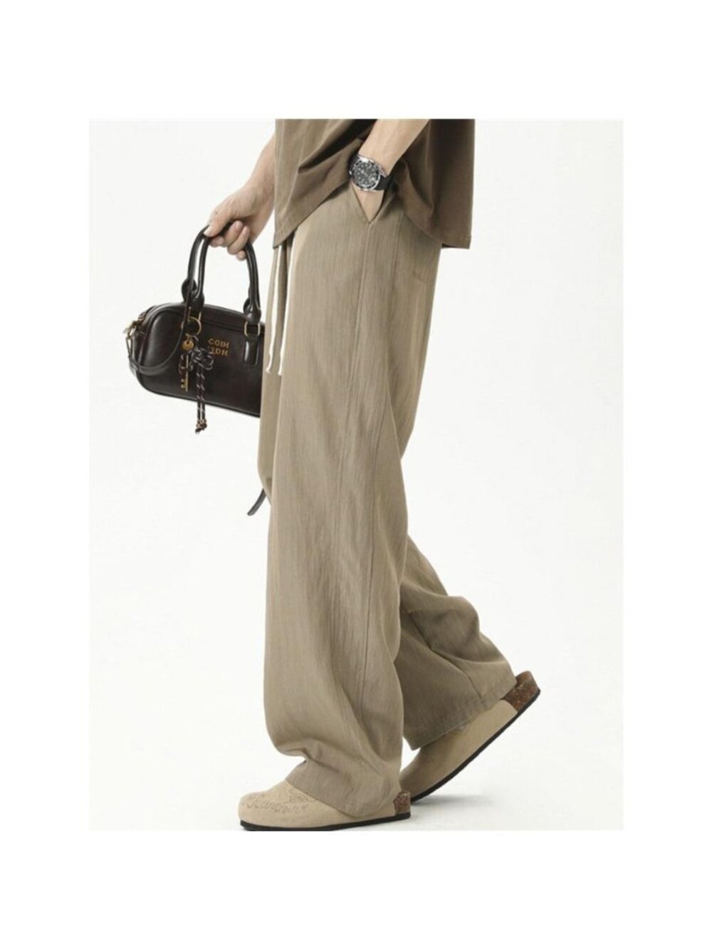 Men's Plus Size Loose Fit Casual Pants - Picture 2 of 7